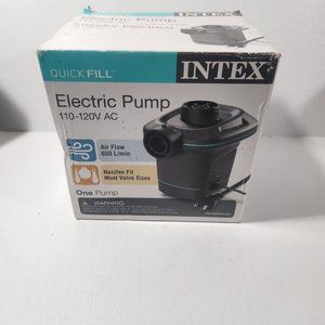 Intex Quick Fill Electric Pump 110-120V AC Inflates & Deflates NEW!!